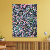 HESTIA: Eeuwige Gloed- Maximalistische Canvasprint Canvas Afdruk (Insitu (Woonkamer))