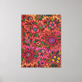 HESTIA: Sacred Ember- Maximalistische Canvasprint Canvas Afdruk