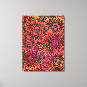 HESTIA: Sacred Ember- Maximalistische Canvasprint Canvas Afdruk