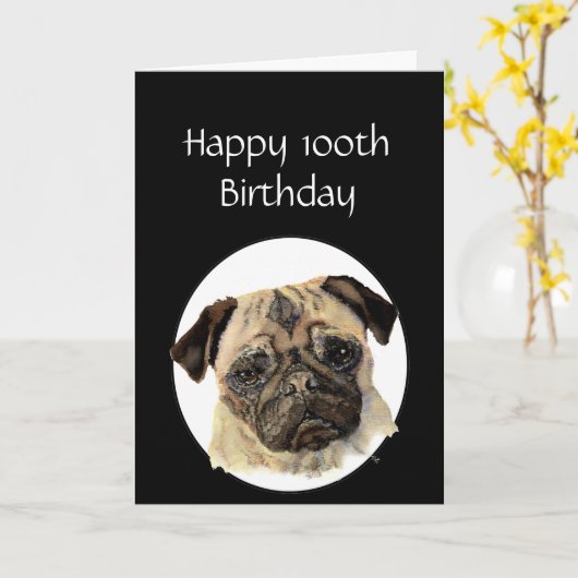 het 100ste Huisdier van de Humor van de Kaart (Gele Bloem)