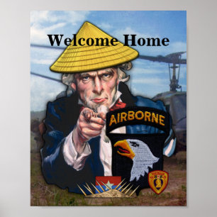 het 101ste Fort In de lucht Campbell van de Poster