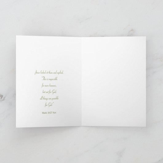 Het 10:27 van het Teken van het Wenskaart van de Kaart (Binnen)