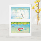 Het 10:27 van het Teken van het Wenskaart van de Kaart (Gele Bloem)