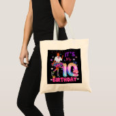 Het 10e verjaardag Afrikaanse zwarte meisje 1 Tote Bag (Voorkant (product))