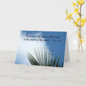 Het 116:15 van de psalm kaart (Gele Bloem)