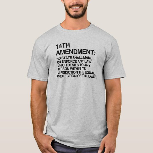 HET 14e AMENDEMENT T-shirt (Voorkant)