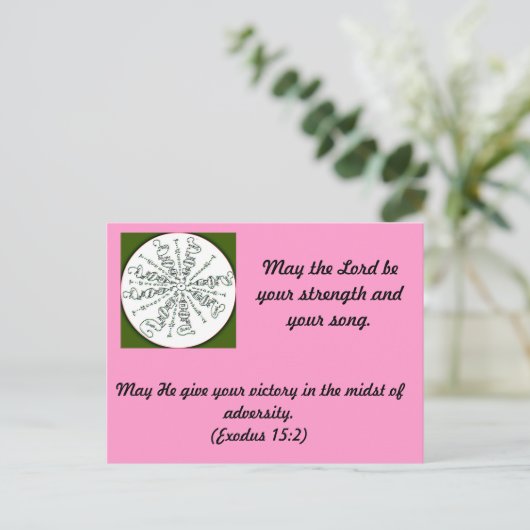 Het 15:2 Mandala van de uittocht Briefkaart (Staand voorkant)