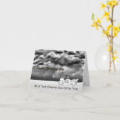 het 18de Ontwerp van de Verjaardag voor Zoon Kaart (Gele Bloem)