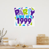Het 1999®™ Poster van de partij - Design 01 (Keuken)