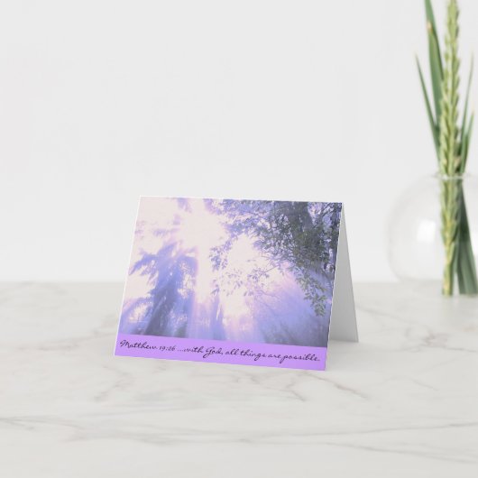 Het 19:26 van Matthew Kaart (Voorkant)