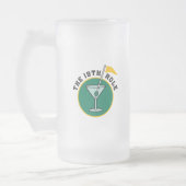 Het 19de Gay Funny Golf Dadism cadeau Matglas Bierpul (Links)