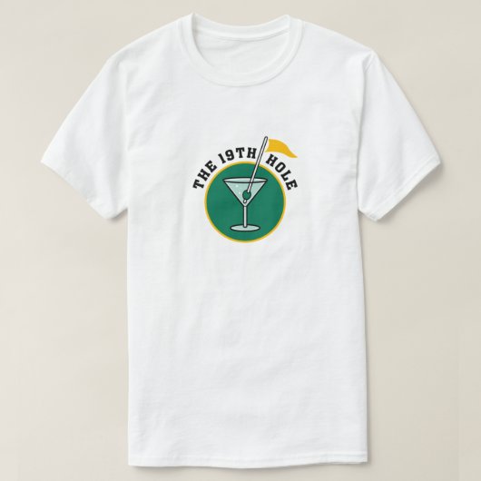 Het 19de Gay Funny Golf Dadism cadeau T-shirt (Design voorkant)