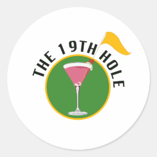 Het 19e gat ronde sticker