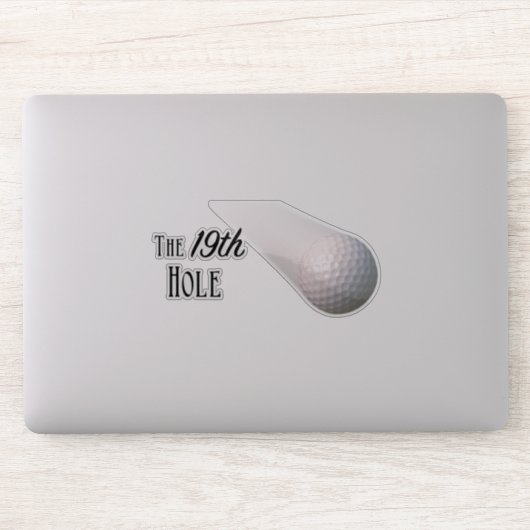 Het 19e-holeGolf Sticker (Computer)