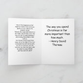 Het 1:22 van Matthew - Kerstmis 25 Feestdagen Kaart (Binnen)