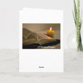 Het 1:6 van Philippians hij die met een goede het Kaart (Achterkant)