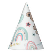 Het 1e verjaardagsfeestje Pet met een schattige te Feesthoedjes (Links)