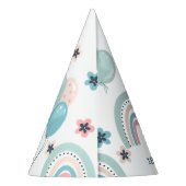 Het 1e verjaardagsfeestje Pet met een schattige te Feesthoedjes (Achterkant)