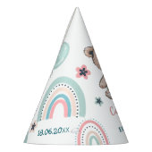 Het 1e verjaardagsfeestje Pet met een schattige te Feesthoedjes (Links)