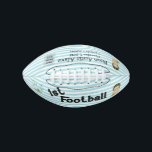 Het 1st Football van de Baby van de Foto van de<br><div class="desc">Maakt het 1st Football van de Baby van de Foto van de douane een prachtige nieuwe babygift.  Grote die FOdouches na geboorte of een nieuwe baby welkome gift worden gehouden - voeg Naam,  gewicht,  geboortedatum,  en foto van pasgeboren toe.</div>
