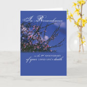 Het 1st Jubileum van de herinnering Kaart (Gele Bloem)