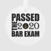 Het 2020-balkexamen is doorlopen ornament (voorkant)