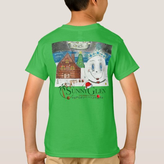 Het 2024 Christmas Shirt (Kinder maten) (Achterkant)