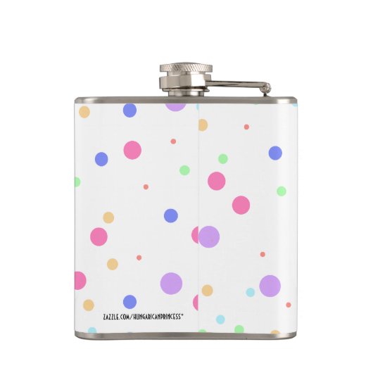 het 21ste Meisje van de Verjaardag Heupfles (Achterkant)