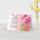 het 21ste Wenskaart van het Gedicht van de Kaart (Gele Bloem)