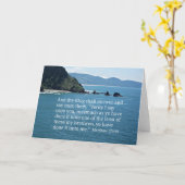 Het 25:40 van Matthew en de Koning zullen… Kaart (Gele Bloem)