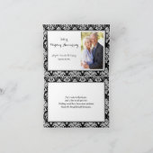 het 25ste Damast van het Jubileum, Kroonluchter Bedankkaart (Binnen)