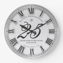 het 25ste Jubileum van de Zilveren bruiloft