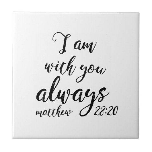 Het 28:20 van Matthew Tegeltje (Voorkant)