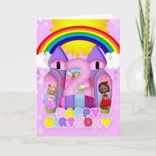 het 2de Wenskaart van het Kasteel van Bouncy van Kaart