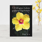 Het 30:2 die van de psalm de Kaart van het Gebed (Gele Bloem)