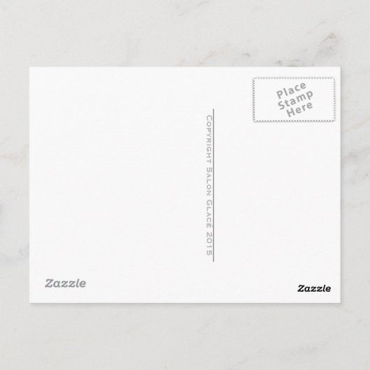 Het 30e verjaardagstaart Briefkaart. Briefkaart (Achterkant)