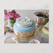 Het 30e verjaardagstaart Briefkaart. Briefkaart (Voorkant)