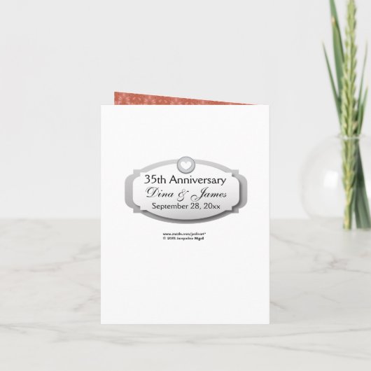 het 35ste Koraal van het Jubileum van het Huwelijk (Achterkant)