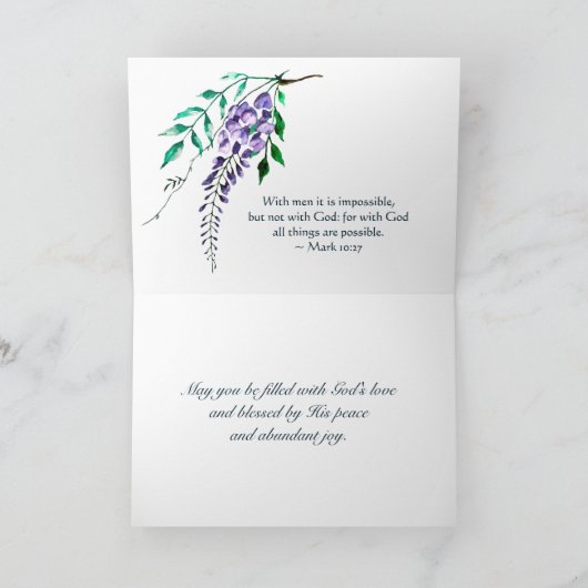 Het 37:4 van de psalm verrukt zich in Lord, Kaart (Binnen)