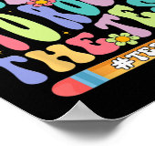 Het#39; is een goede dag om de test groovy testen  poster (Hoek)