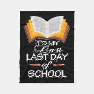 Het #39; is mijn laatste schooldag met pensioen fleece deken