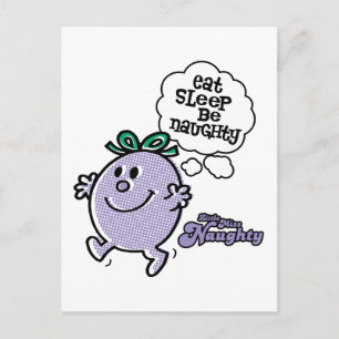 Het 3-stappenplan van Miss Naughty Briefkaart