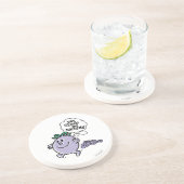 Het 3-stappenplan van Miss Naughty Zandsteen Onderzetter (Zijkant)