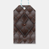 Het 3D Decor van de Academie van de Leer Cadeaulabel (Achterkant)