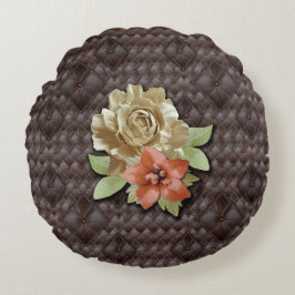 Het 3D Decor van de Academie van de Leer Rond Kussen