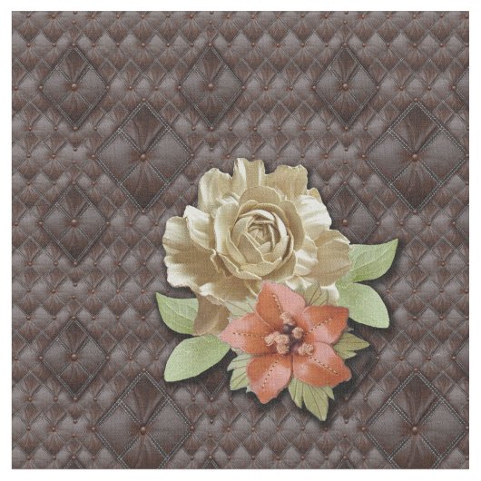 Het 3D-deeg van lederbloemen Stof (Close Up)