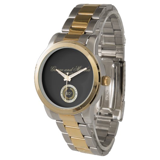 Het 40e Jubileum. . Horloge (Gekanteld)