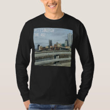 Het 412 Pittsburgh Uitzicht lange hoes T-shirt Man