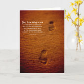 Het 43:19 van Isaiah van het Zand van de Kaart (Gele Bloem)