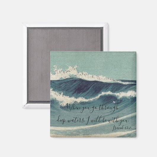 Het 43:2 van Isaiah Magneet (Voorkant / Achterkant)